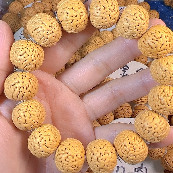 否***来桃核吊坠南瓜桃核手串