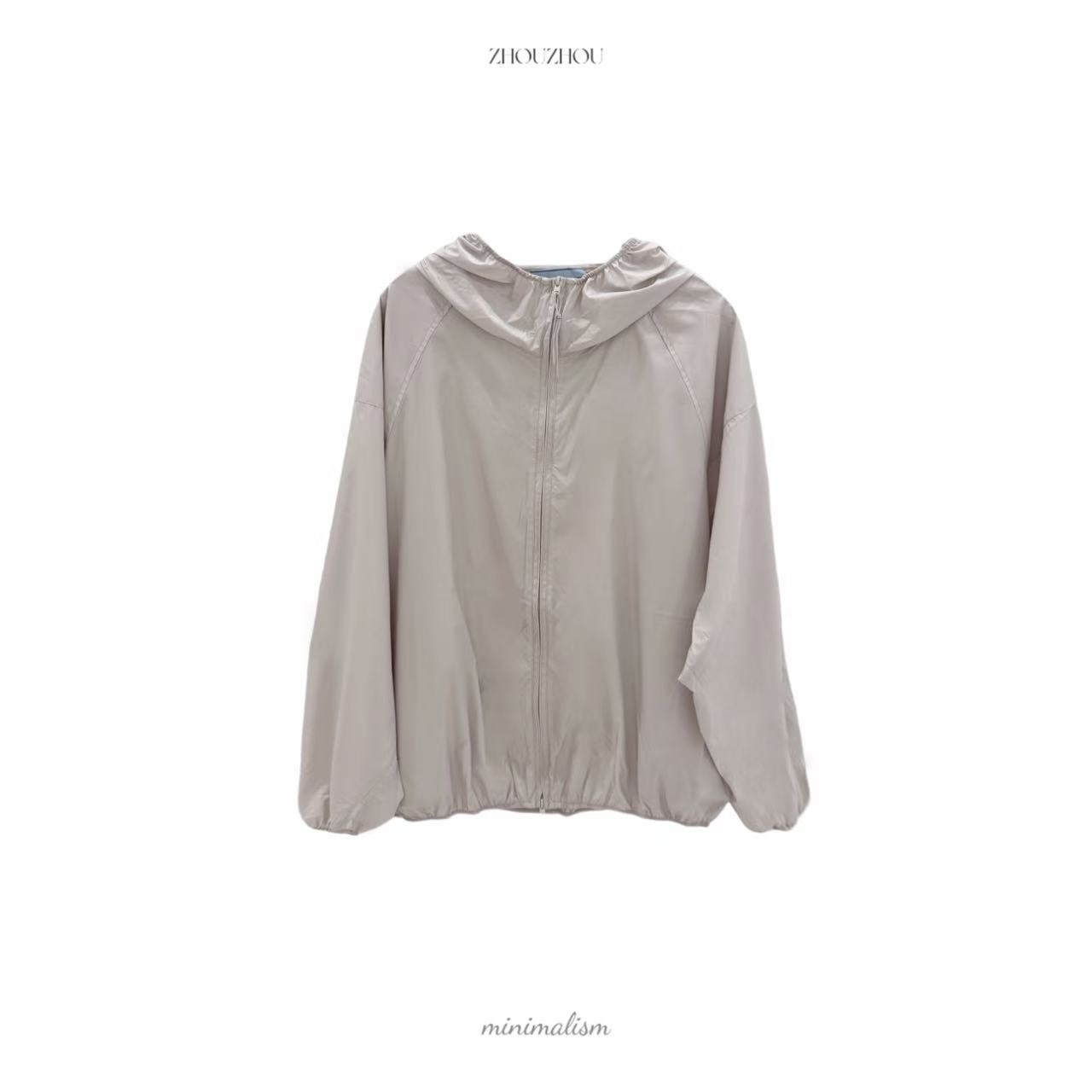 【zhouzhou】”原纱防晒“抗UPF50+显瘦百搭时尚休闲防晒衣