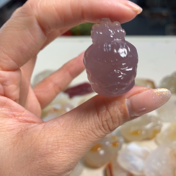 玛瑙/玉髓未镶嵌吊坠(不含链)