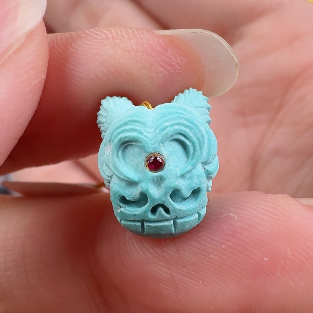 绿松石珠宝奇石未镶嵌