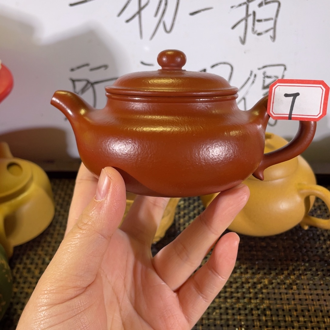 紫砂茶壶仿古微瑕全手