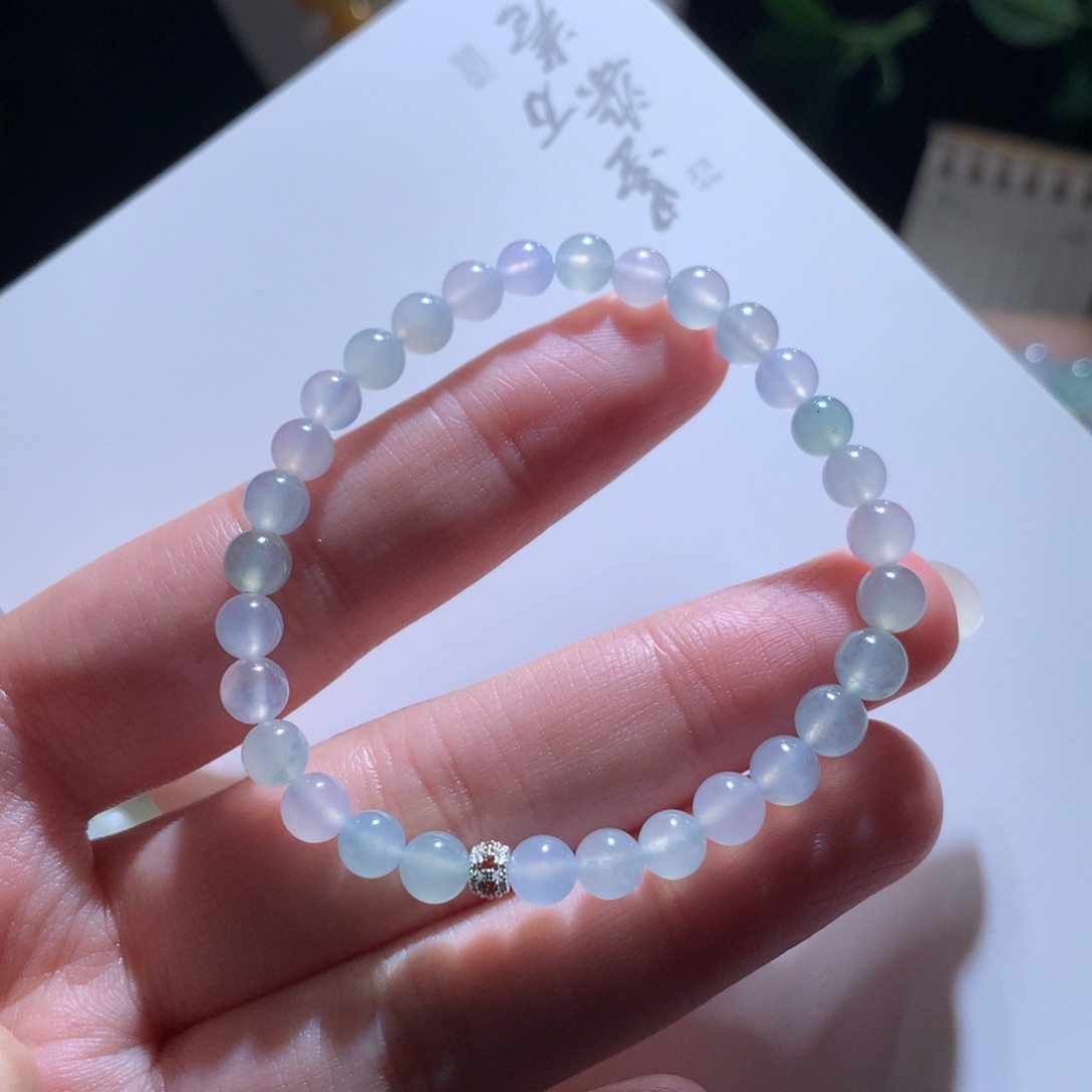 翡翠手链未镶嵌卡5莫奈花园