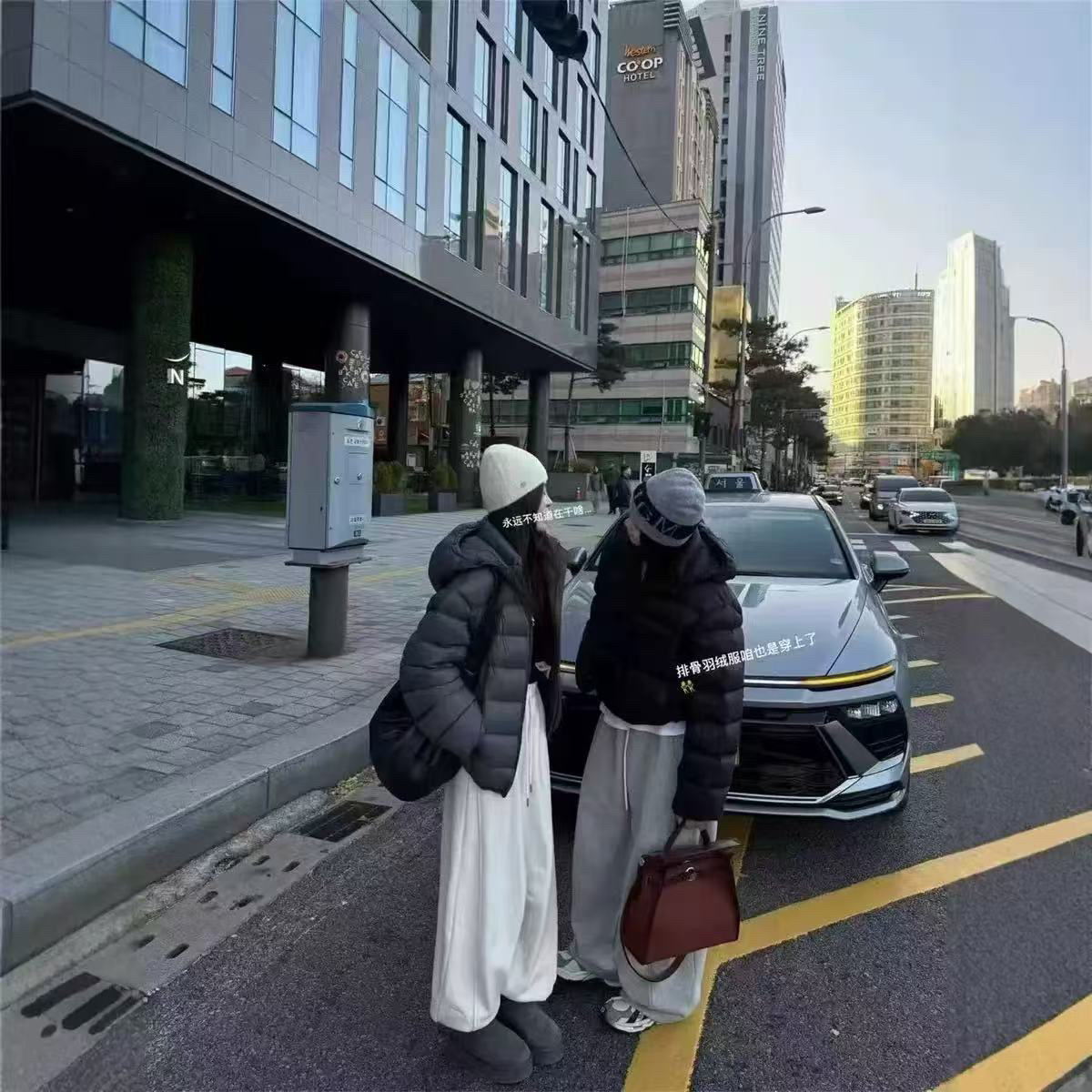 【mi】加厚加绒立体剪裁卫裤