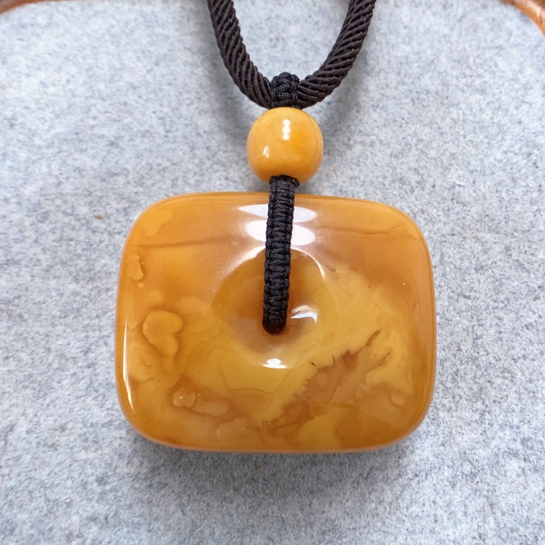 蜜蜡颈饰未镶嵌蜜蜡