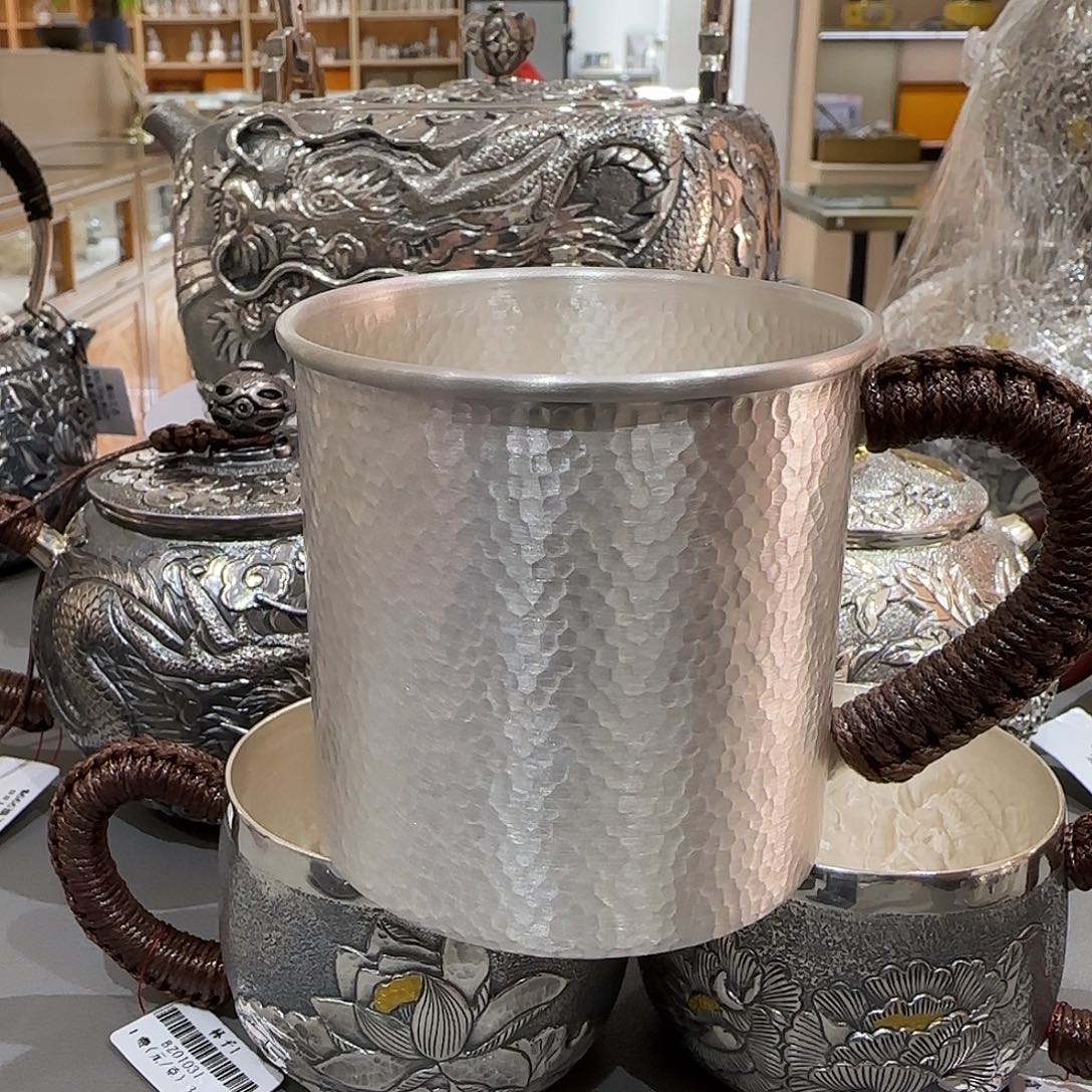 精品小茶缸 足银999