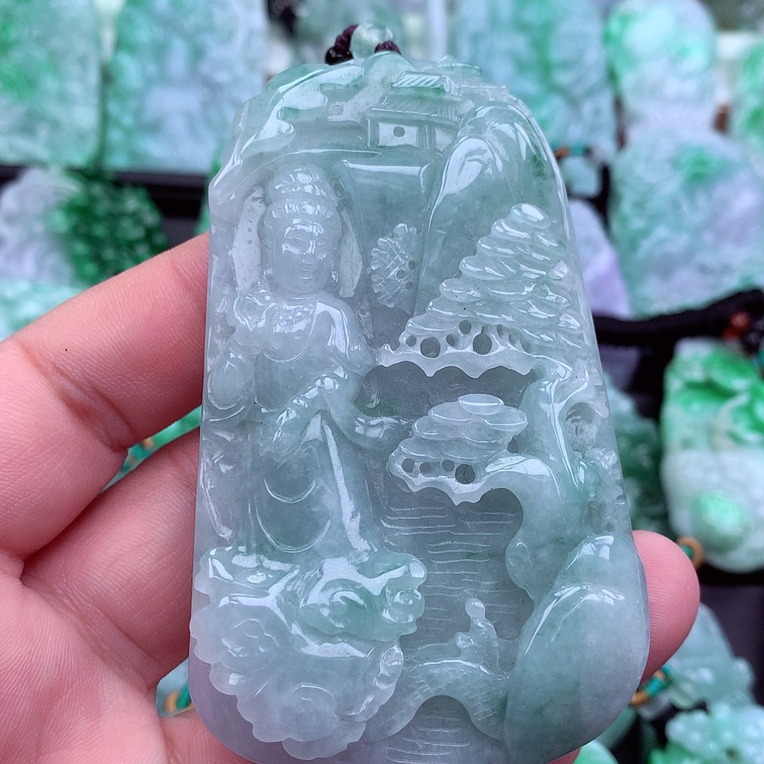 翡翠吊坠(不含链)未镶嵌