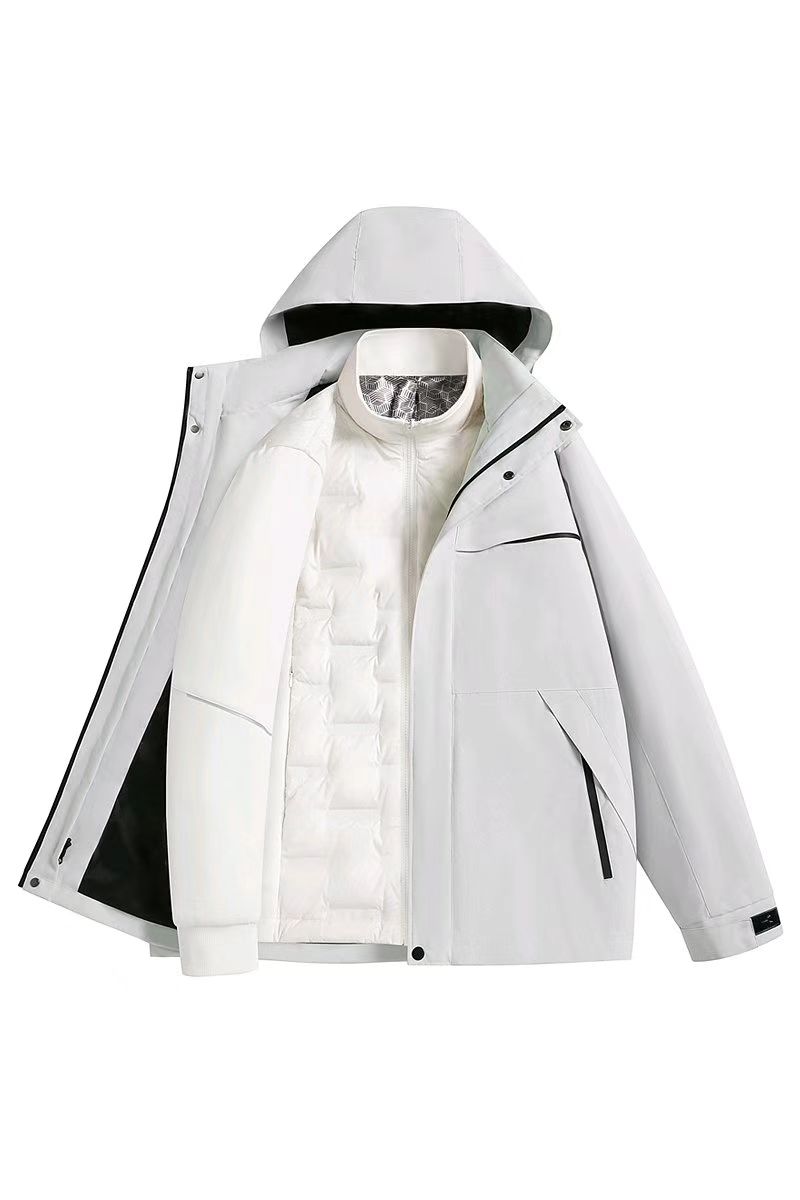 【锦衣服饰】PR 98888 （88888）美式老钱风羽绒冲锋衣男士两件套
