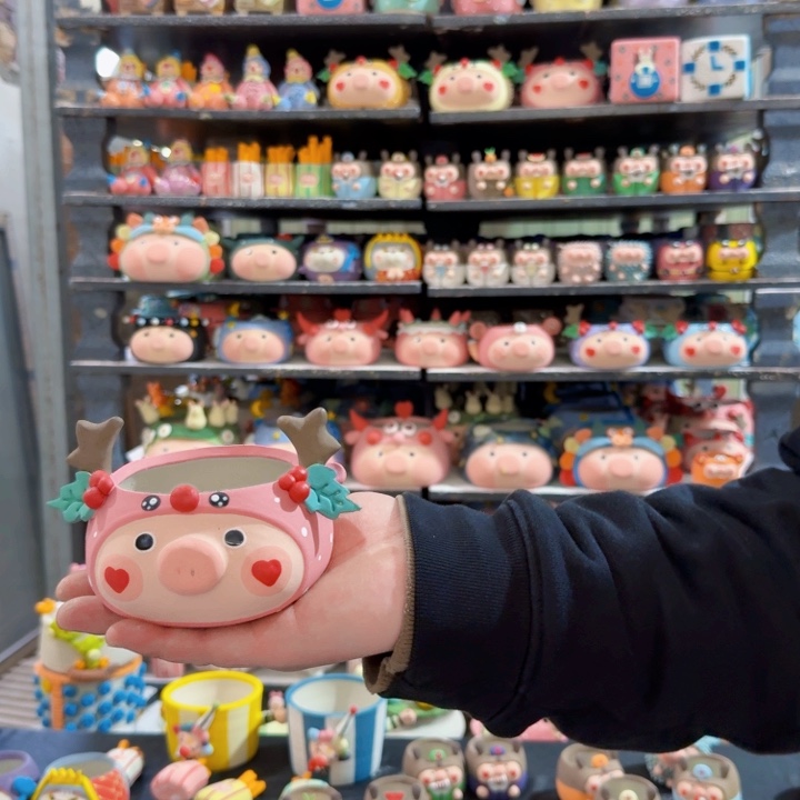 陶瓷开窑福利可爱多肉花盆