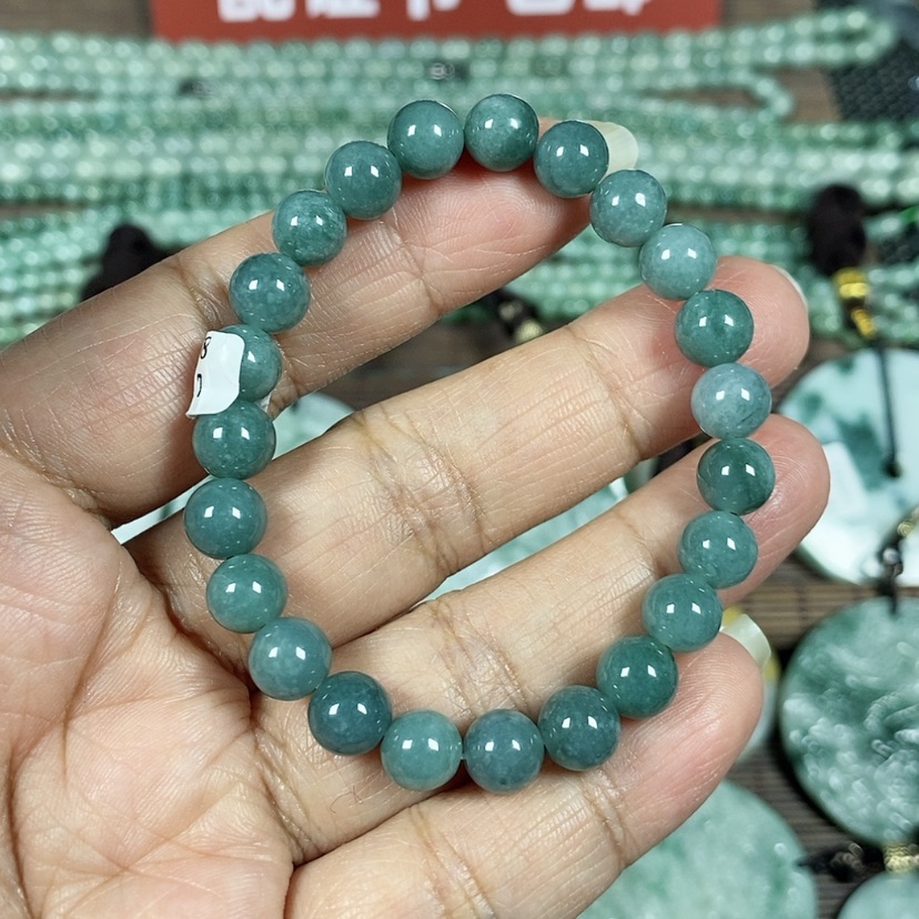 【闪购商品】翡翠颈饰未镶嵌玉手链女款卡7.8