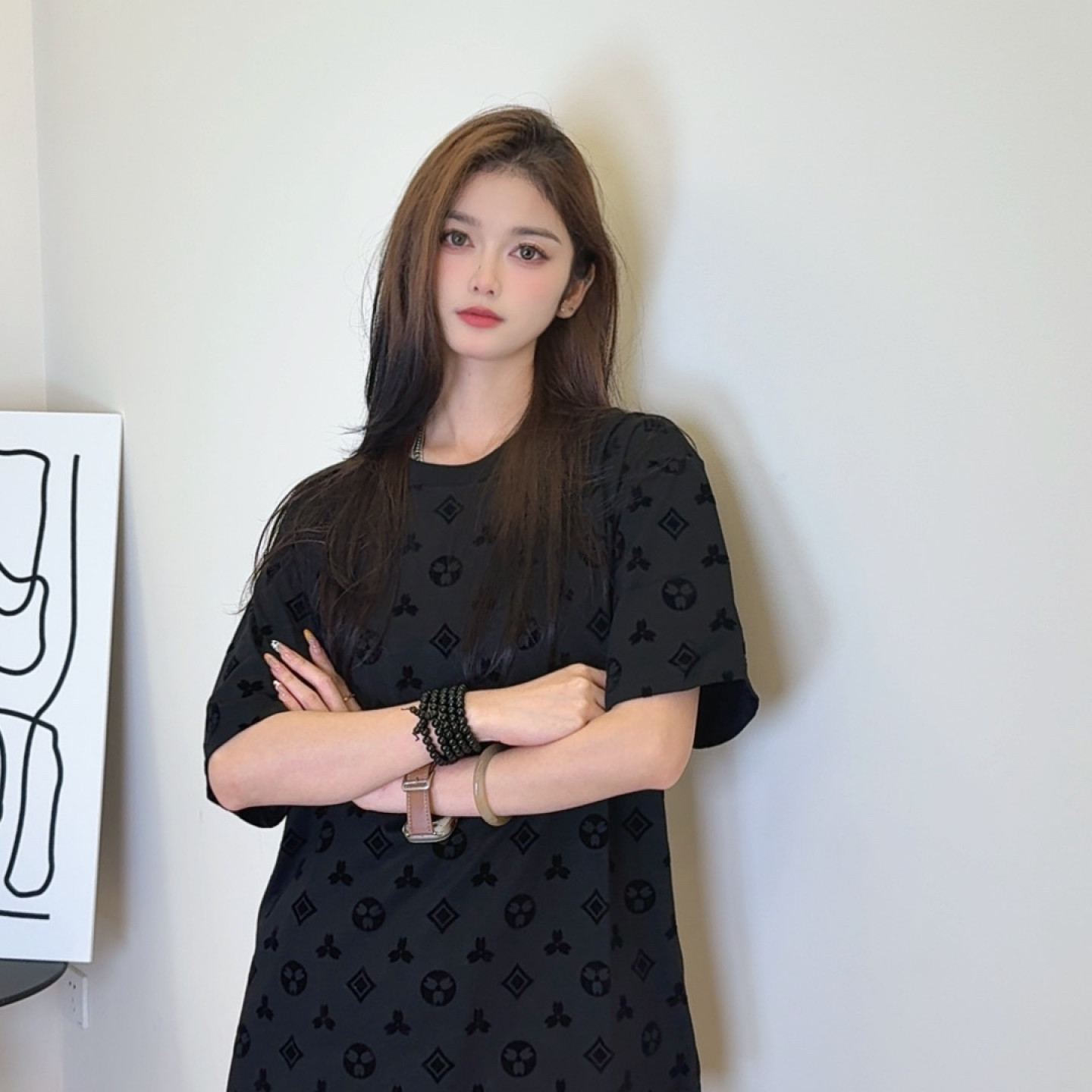 【阳阳专属】-时尚百搭潮流短袖-1095-23链接