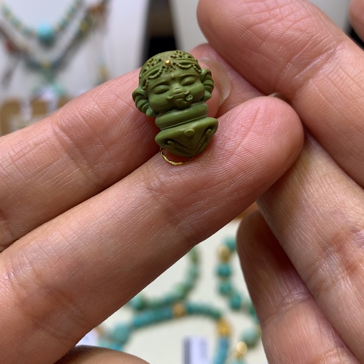 绿松石未镶嵌降魔杵