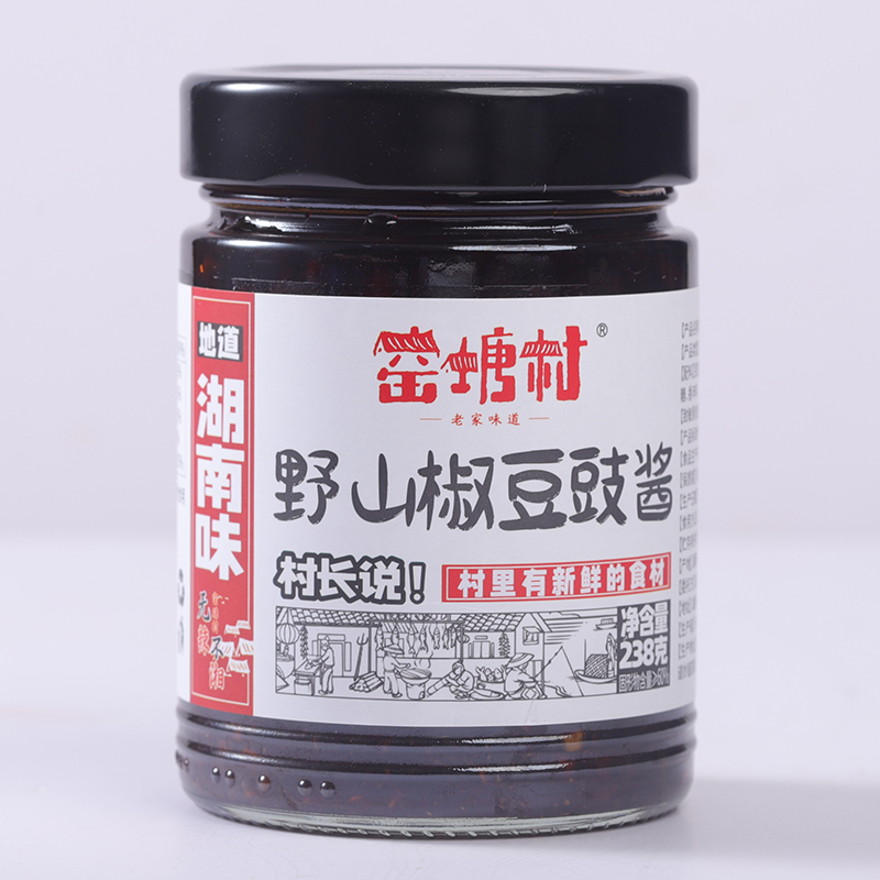 窑塘村野山椒豆豉酱238g