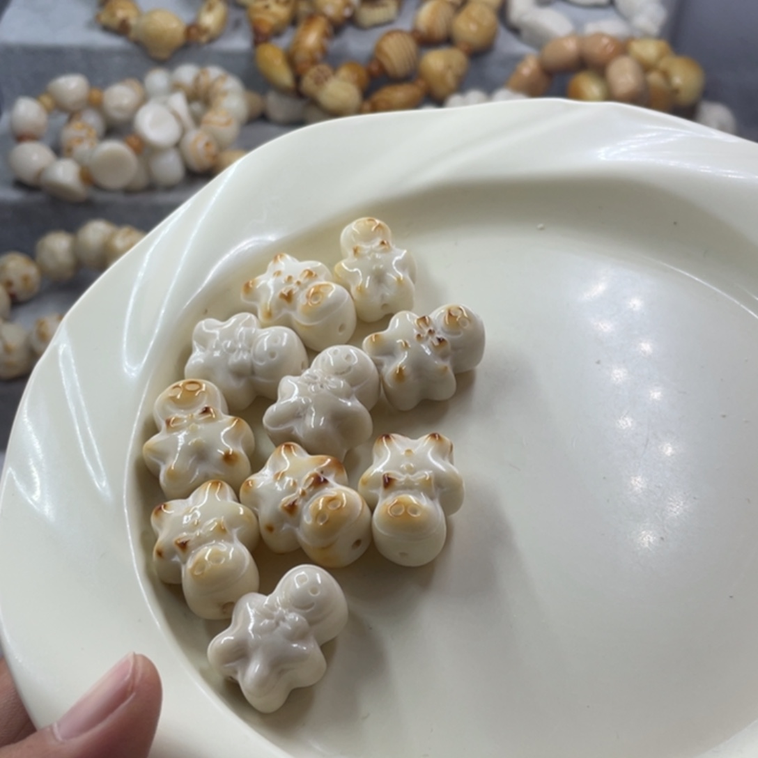 吊坠菩提根/象牙果微瑕象牙果姜饼人十颗