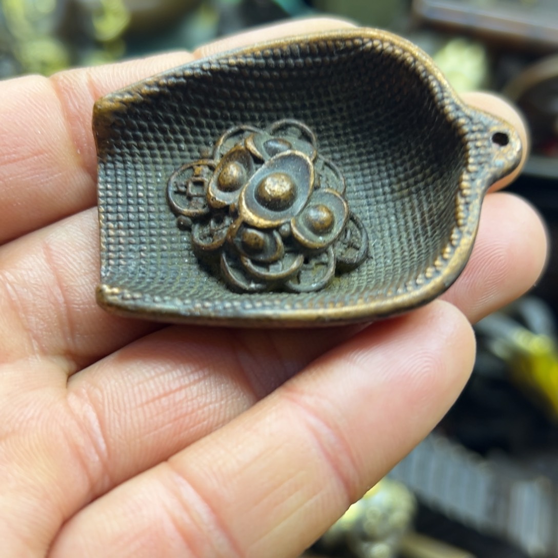 铜摆件欢迎欢迎你