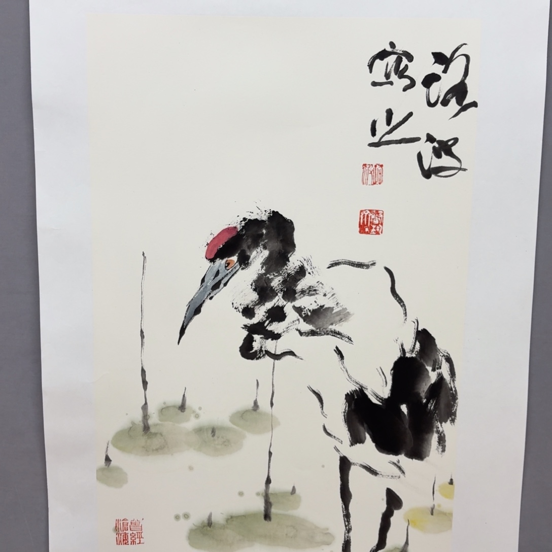 国画艺术家真人手绘