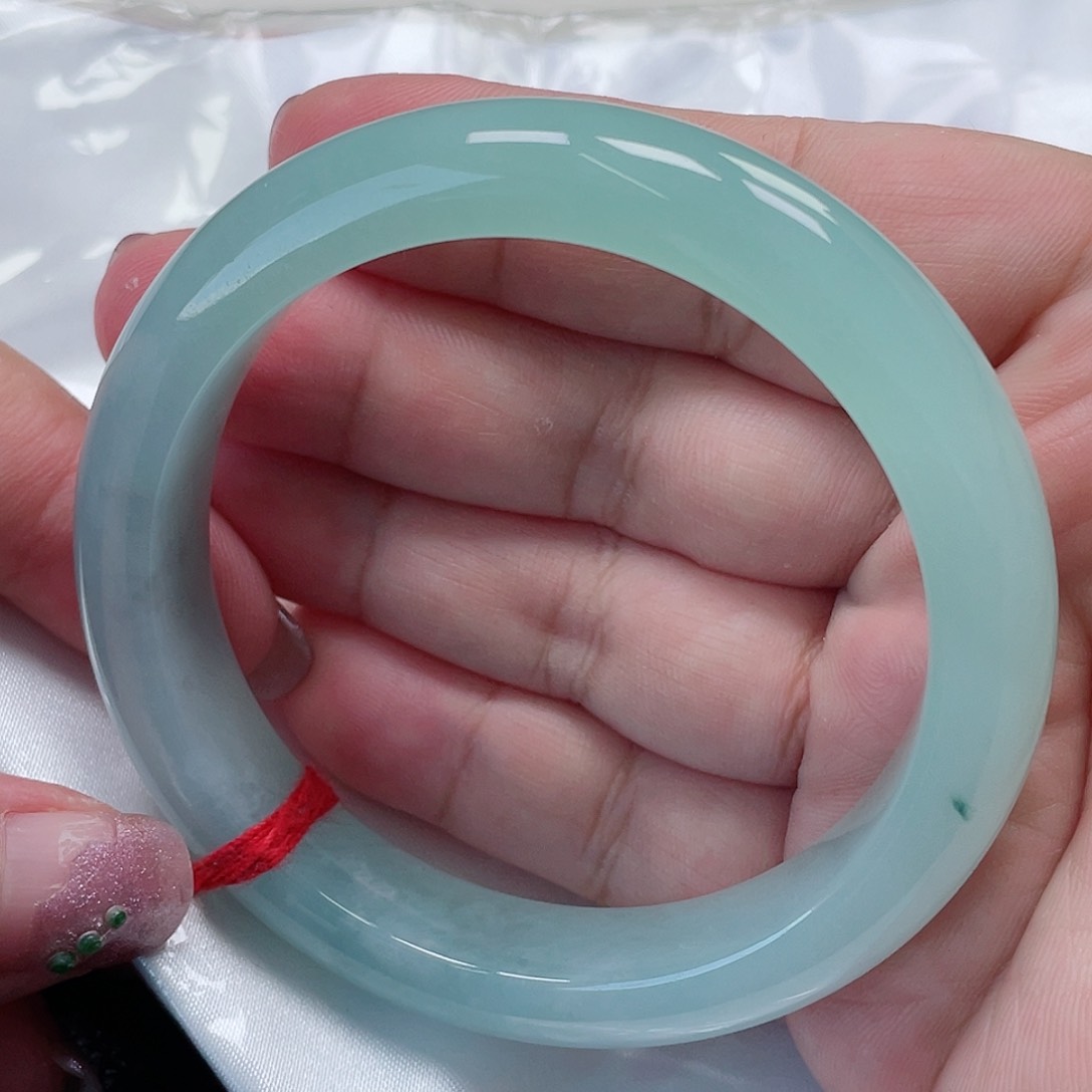 翡翠手镯未镶嵌缅甸翡翠手镯58圈