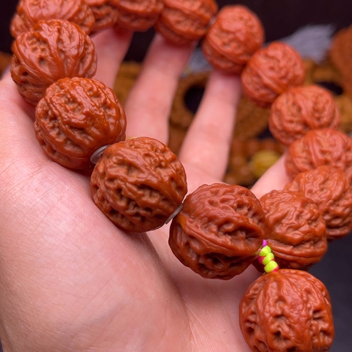 吊坠猴头核桃矮壮麒麟磨盘秋子京八愣15颗