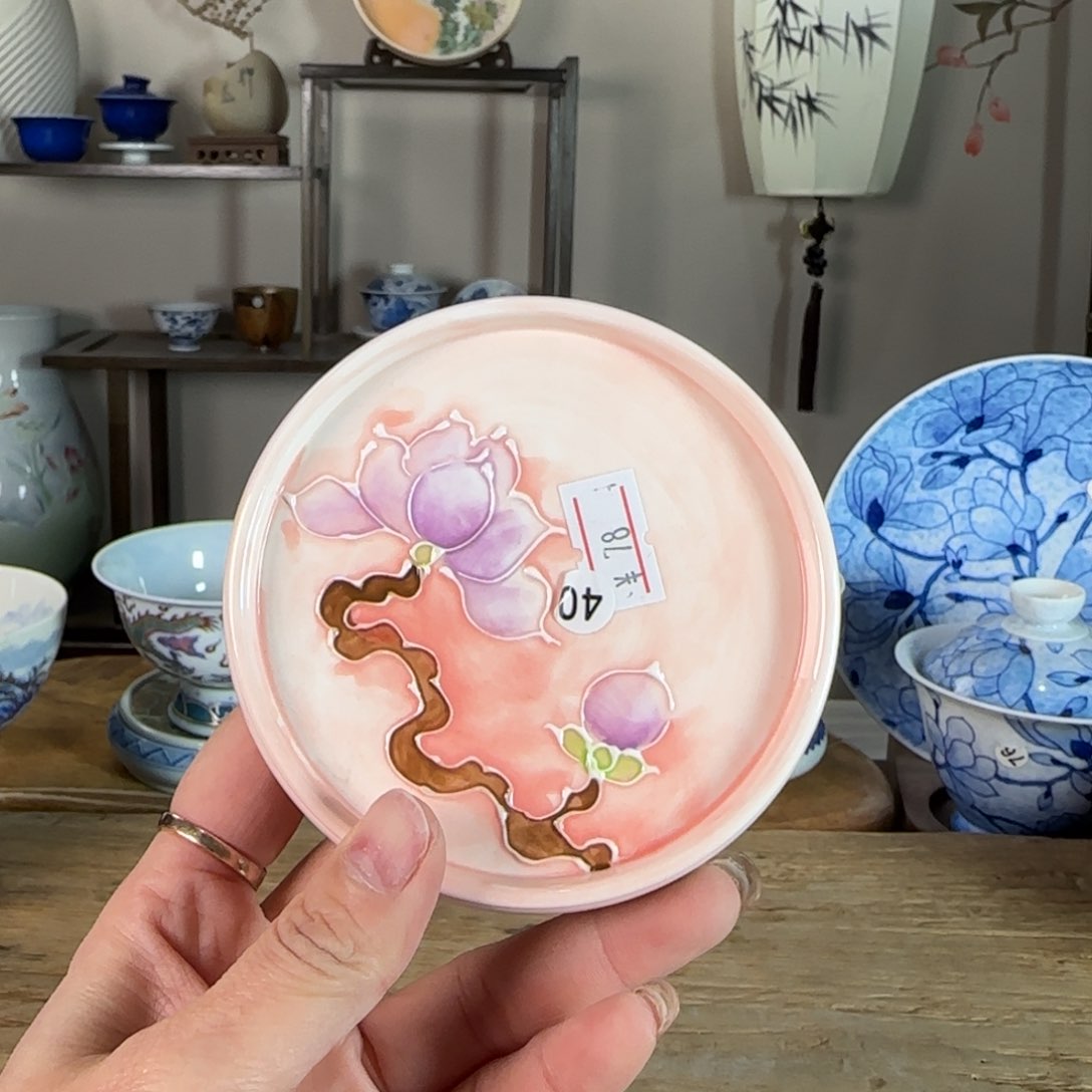 杯景德镇陶瓷柴烧多人