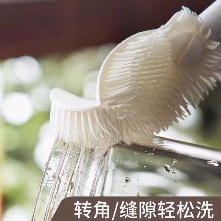 【到手3个/买2送一】硅胶杯刷洗杯子长柄刷子家用保温水杯无死角ㄖㄅ