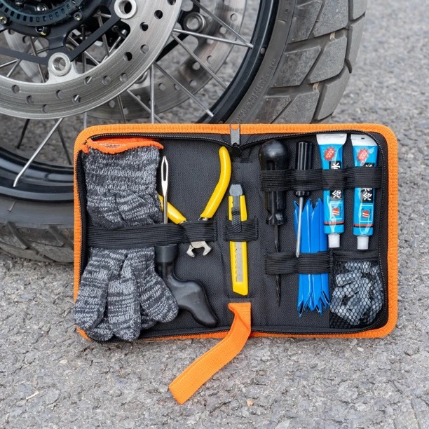 上掣补胎套装摩旅便携摩托车新升级长效补胎工具