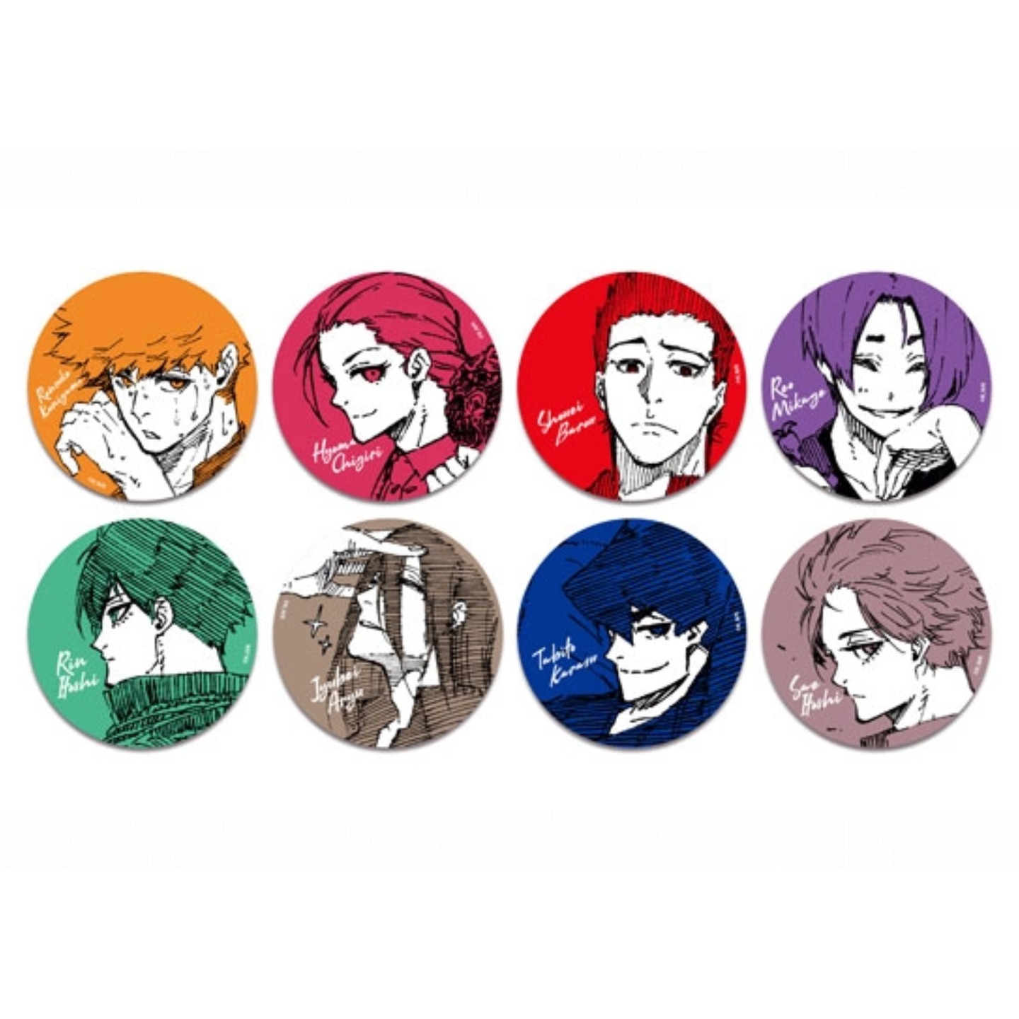 蓝色监狱 电眼B 吧唧 徽章 盲盒 默认代拆