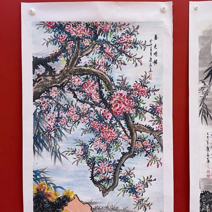 春光明媚年画中一
