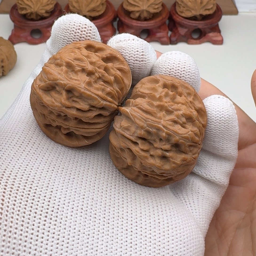 吊坠文玩核桃蝴蝶磨盘41