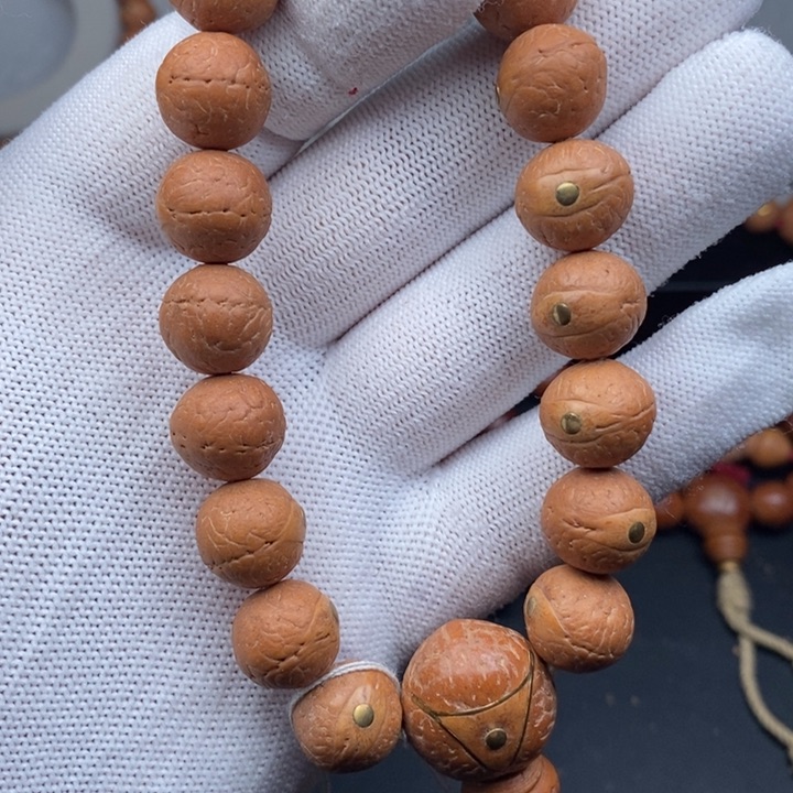 凤眼菩提手串13mm铜钉款