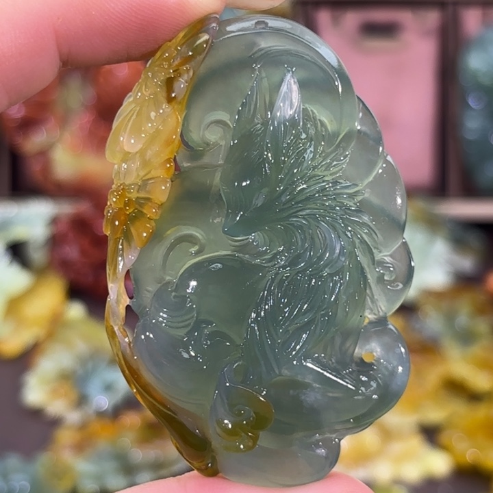 未镶嵌蛇纹石玉颈饰东**色