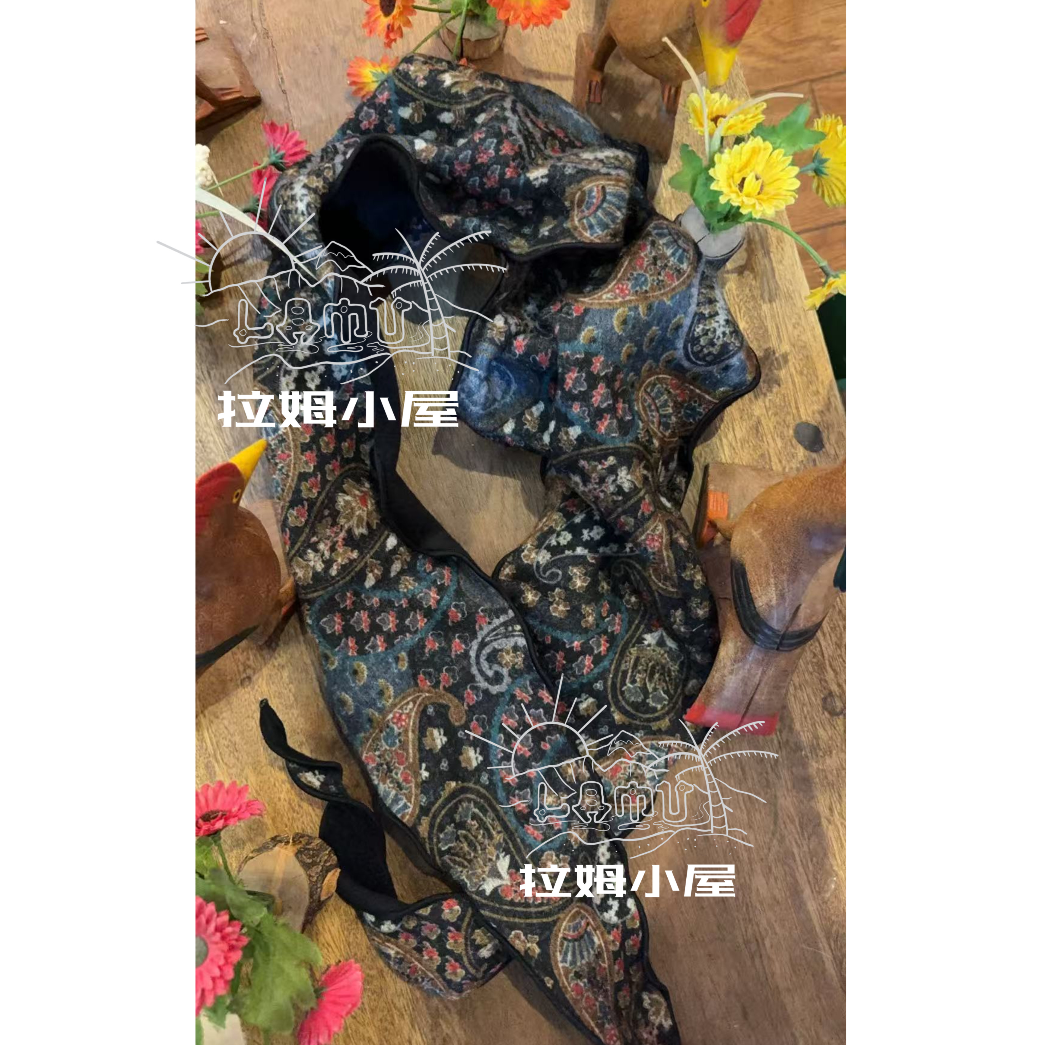 拉姆小屋 自留推荐 精美舒适绒绒球球款围脖 韩国制造
