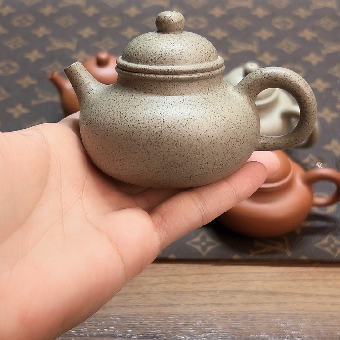 茶壶紫砂原矿芝麻段