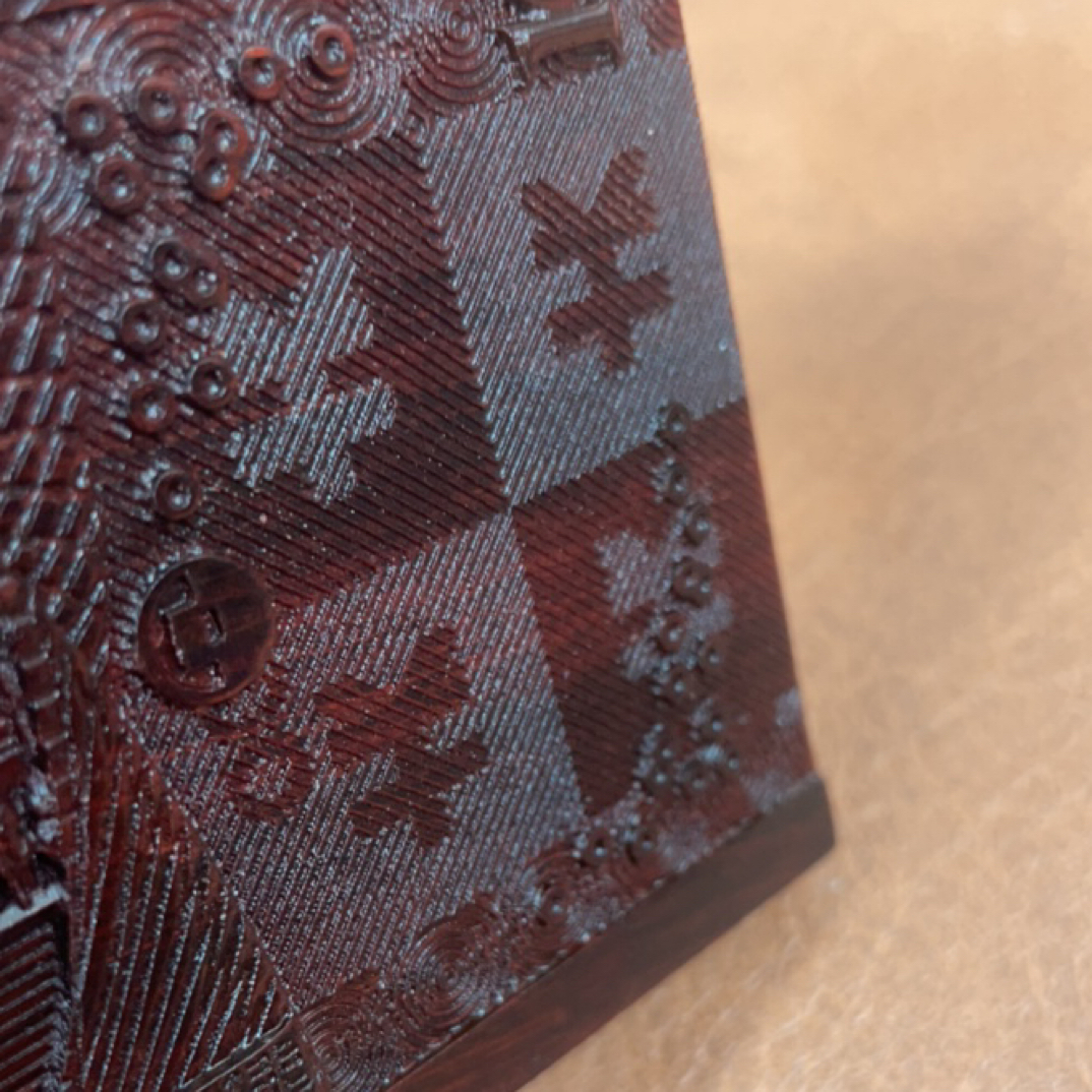 1.3厚紫檀木特别版一人小摆件送支架