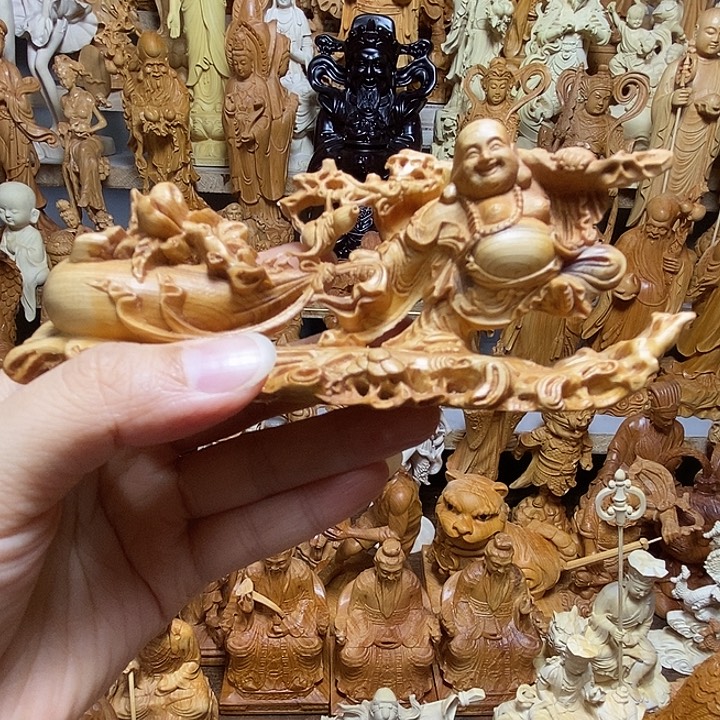 柏木（崖柏）拉布袋弥勒