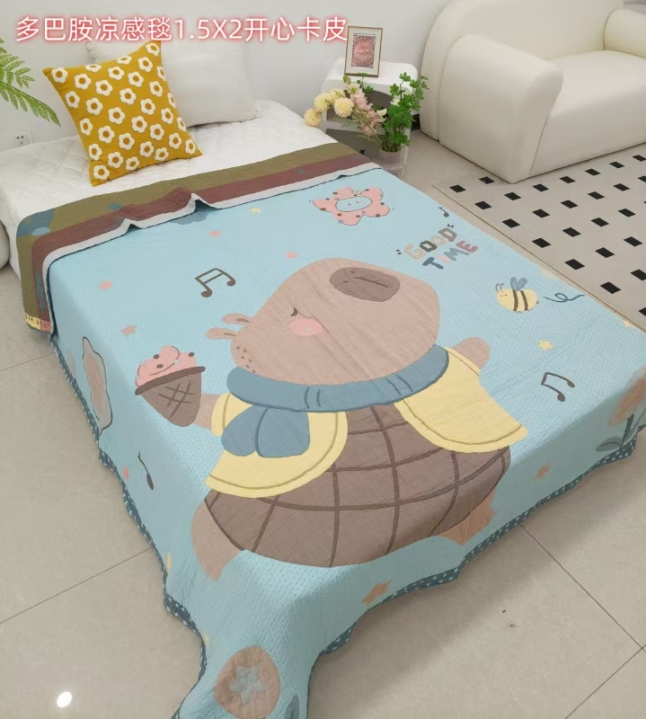 【开心卡皮】150*200cm A类天丝凉感舒适亲肤盖毯