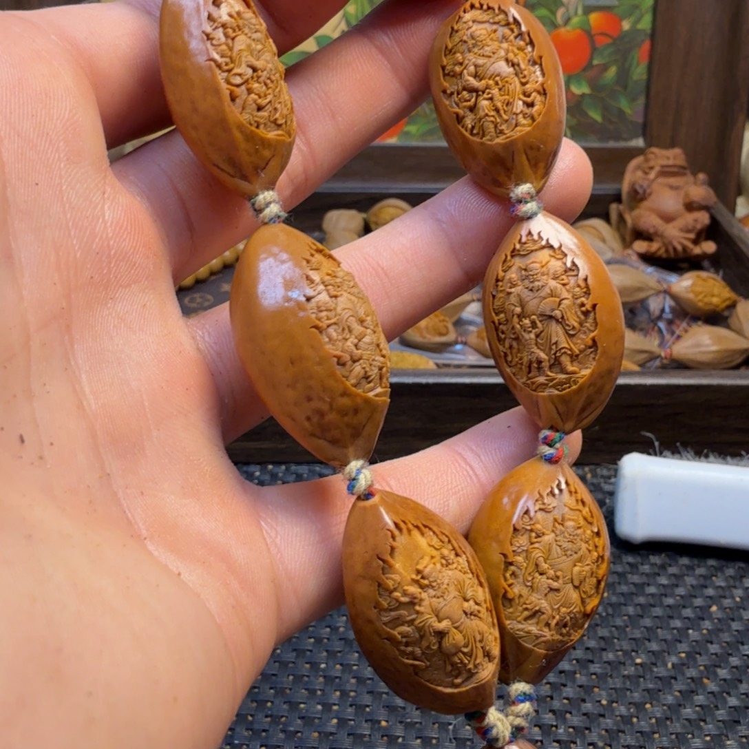 橄榄核手串/手链五鬼钟馗