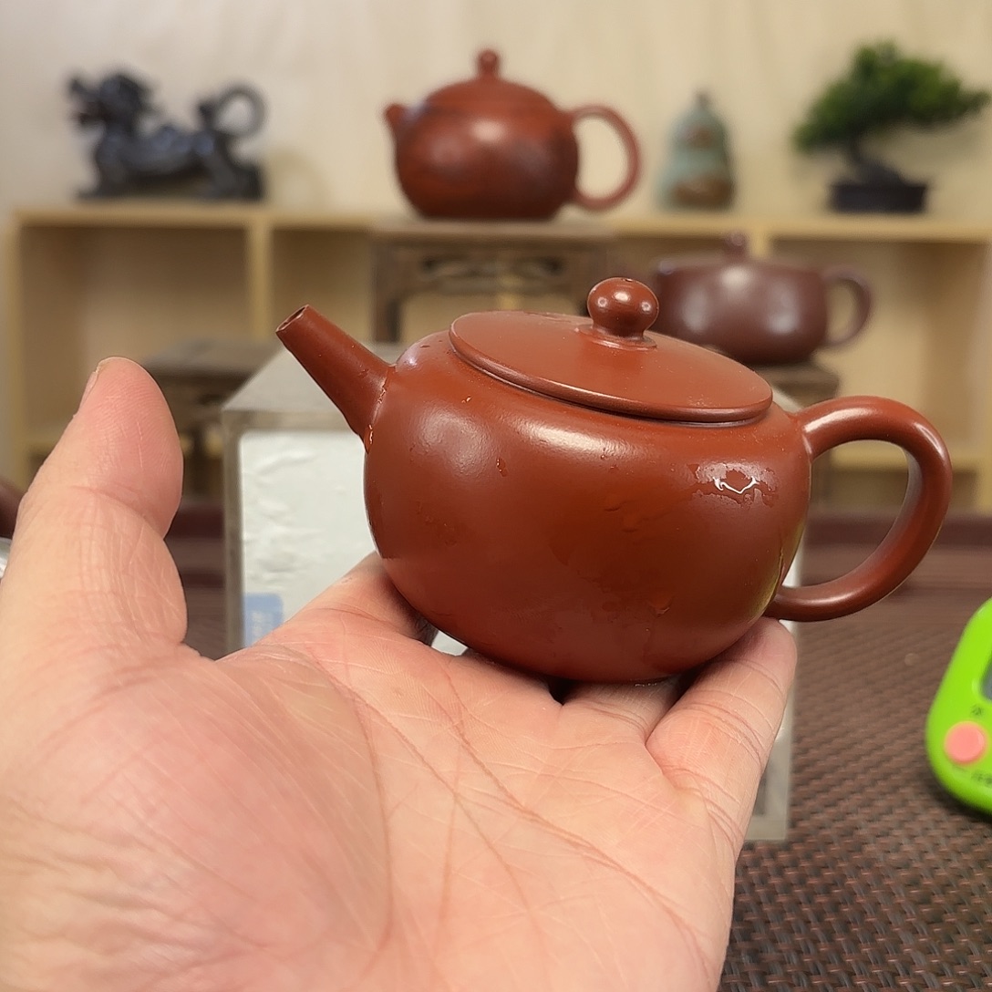 宾***鱼紫砂茶壶微瑕处理