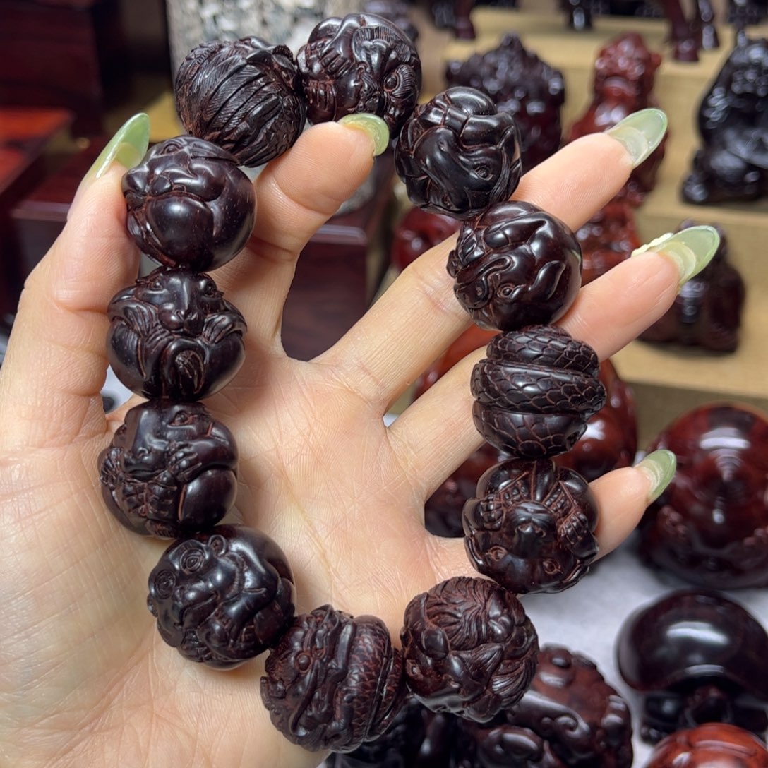 檀香紫檀（小叶紫檀）多****工12生肖