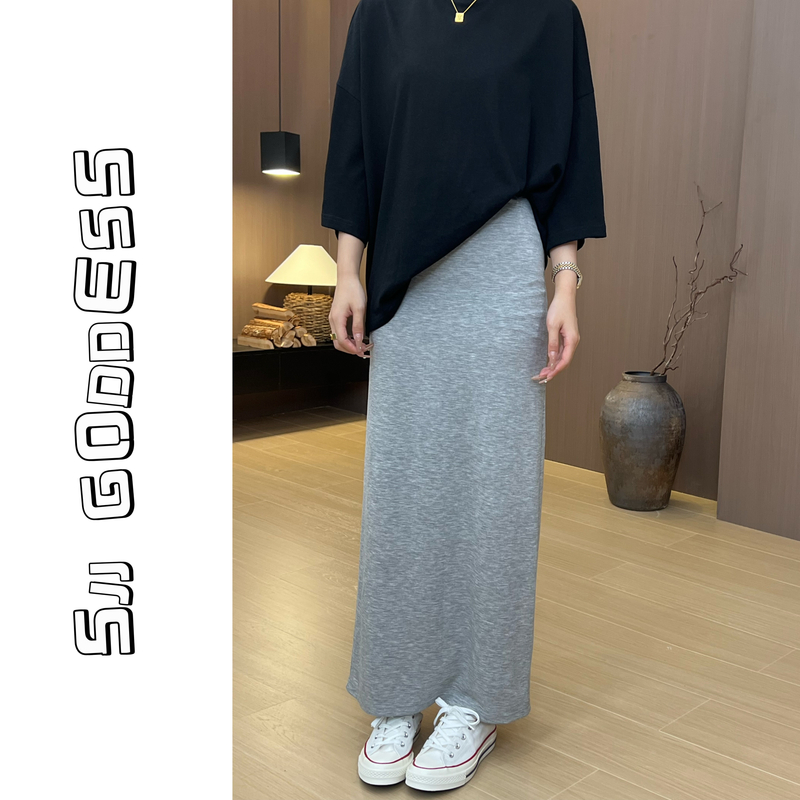 【娇娇私服定制】新款上新休闲直筒半身裙（裙长90）51908#
