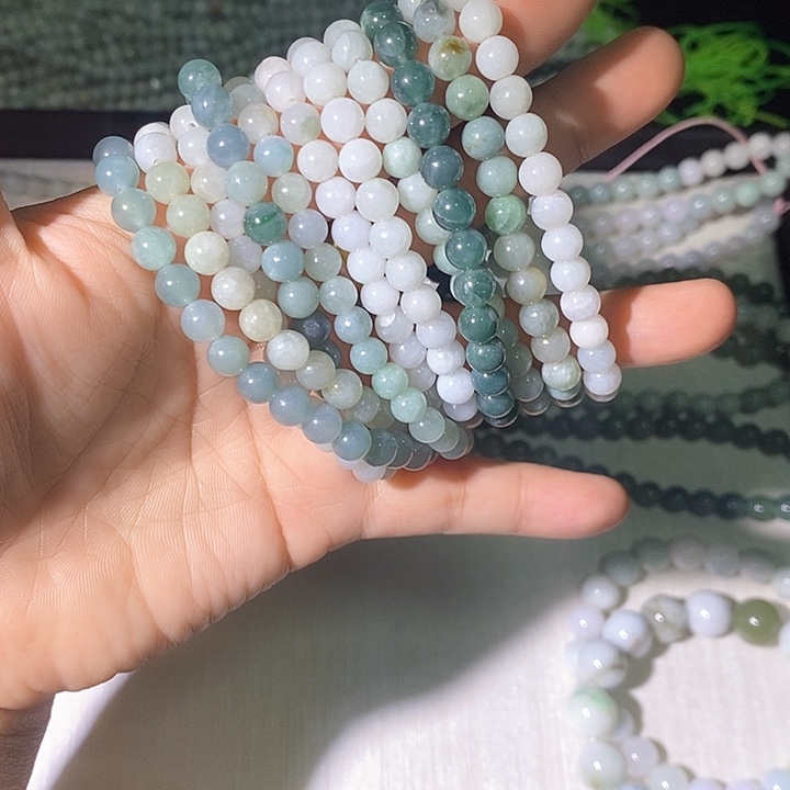 未镶嵌定制翡翠翡翠A货手串