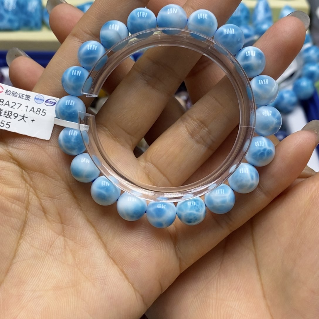 针钠钙石（海纹石）手链未镶嵌