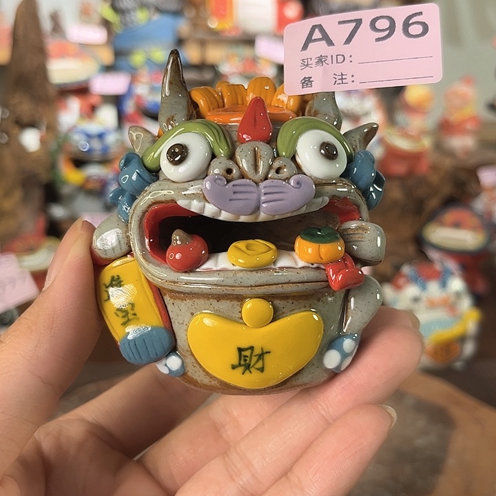 泥塑纯手工茶宠摆件