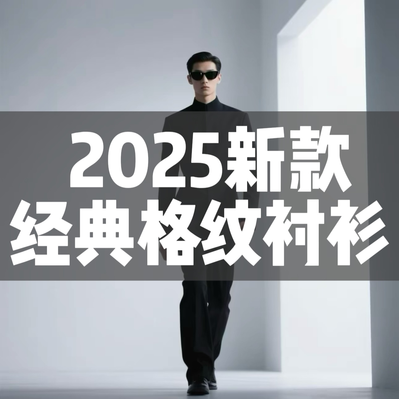 格纹衬衫1856【一哥】早秋2025新款商务百搭男士休闲格子衬衫