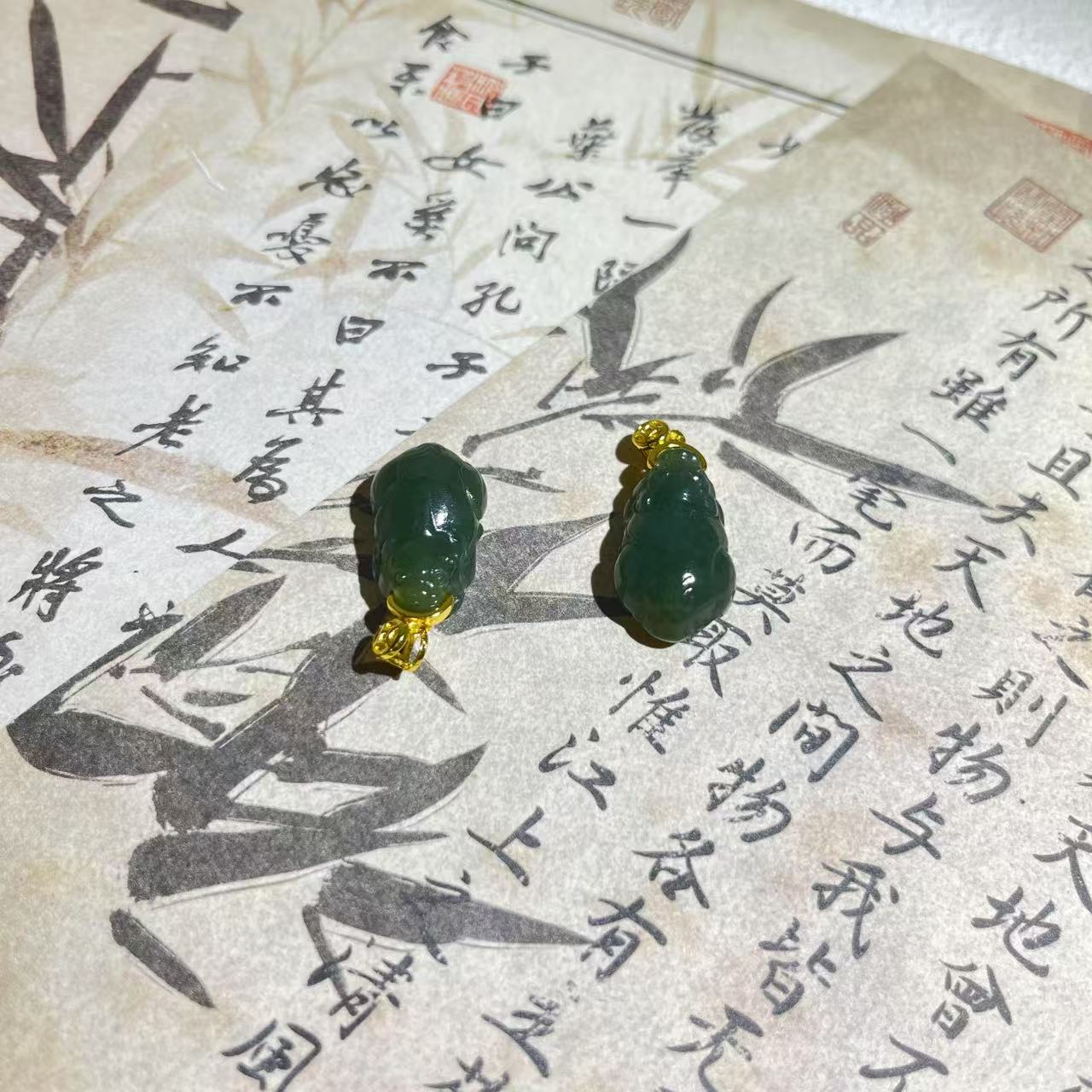 天然和田玉 精致貔貅吊坠 多样性发货 拍一发一 H457