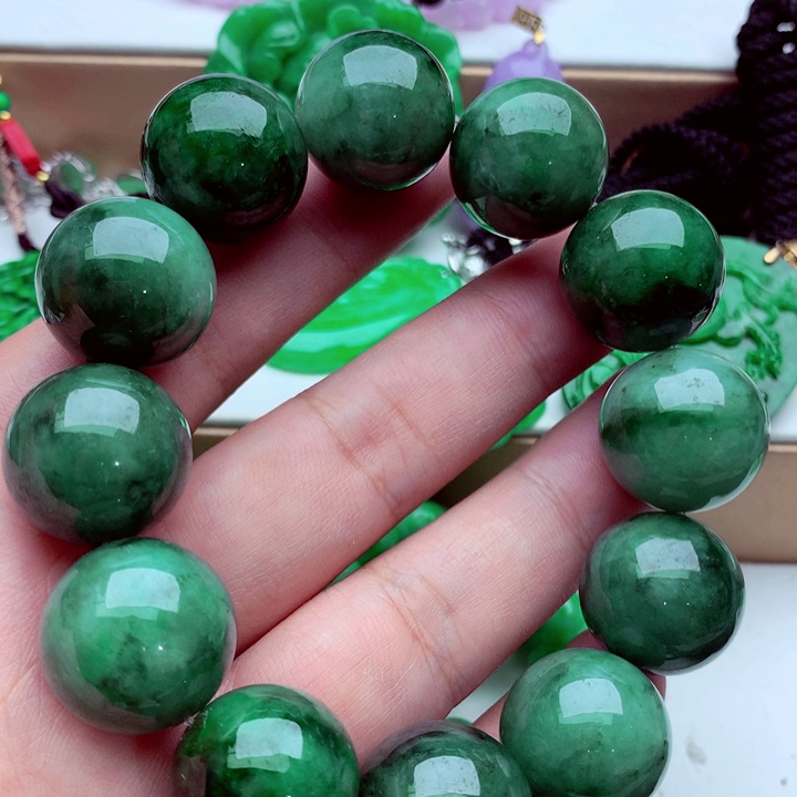 翡翠未镶嵌手链手串