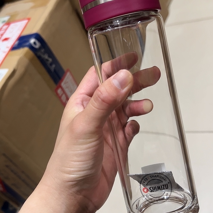 清水 单层烫手400ml  粉  不带滤网