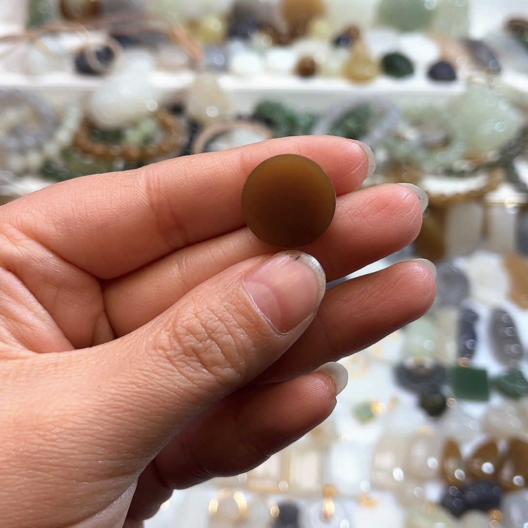 和田玉吊坠(不含链)未镶嵌妃*