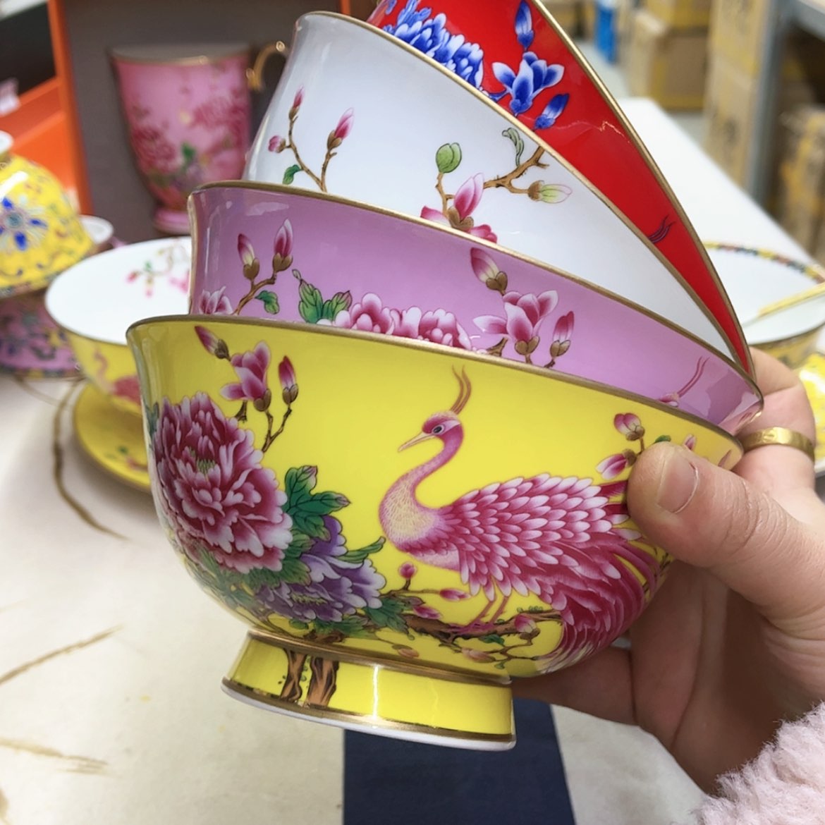 【闪购商品】骨瓷6英寸8混。。。。。