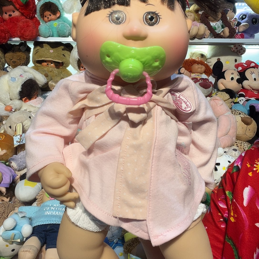 毛绒中古椰菜娃娃不退换