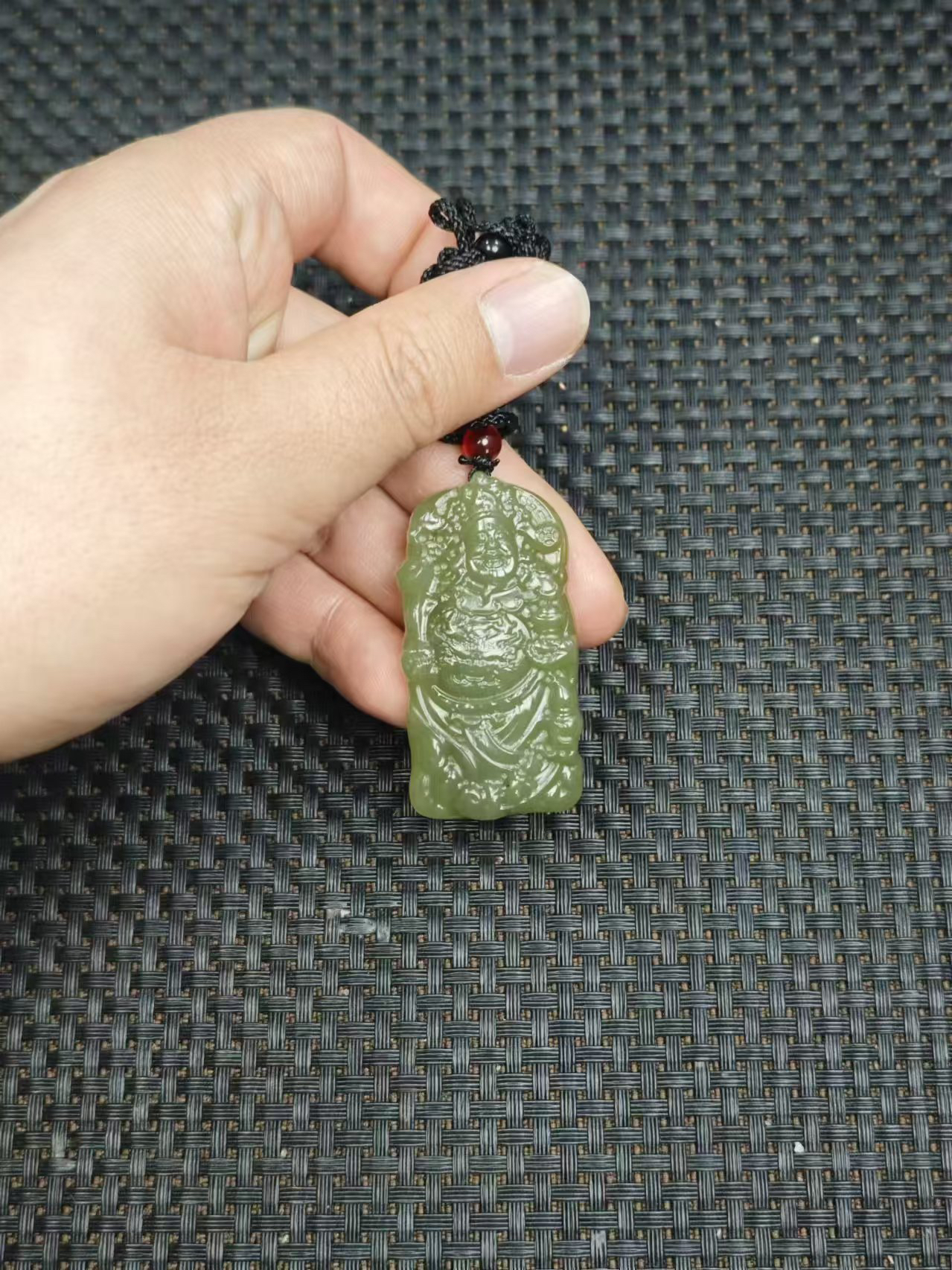 天然和田玉老料梅财神油润细腻2.26清货1