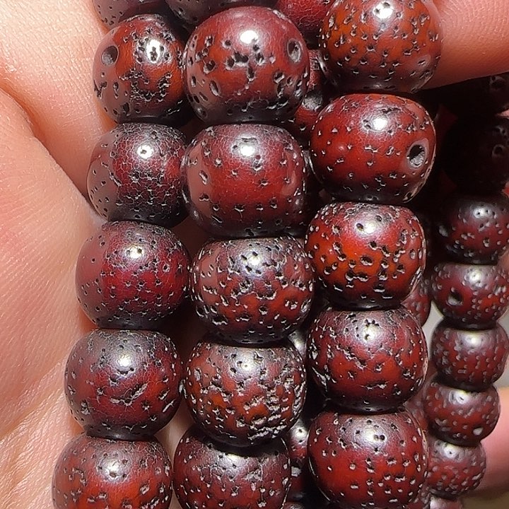 藏区老星月念珠保老